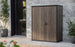 Signature Vertical Storage Shed - Walnut Brown