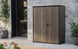 Signature Vertical Storage Shed - Walnut Brown