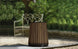 Signature Conical Planter - Rosewood Brown