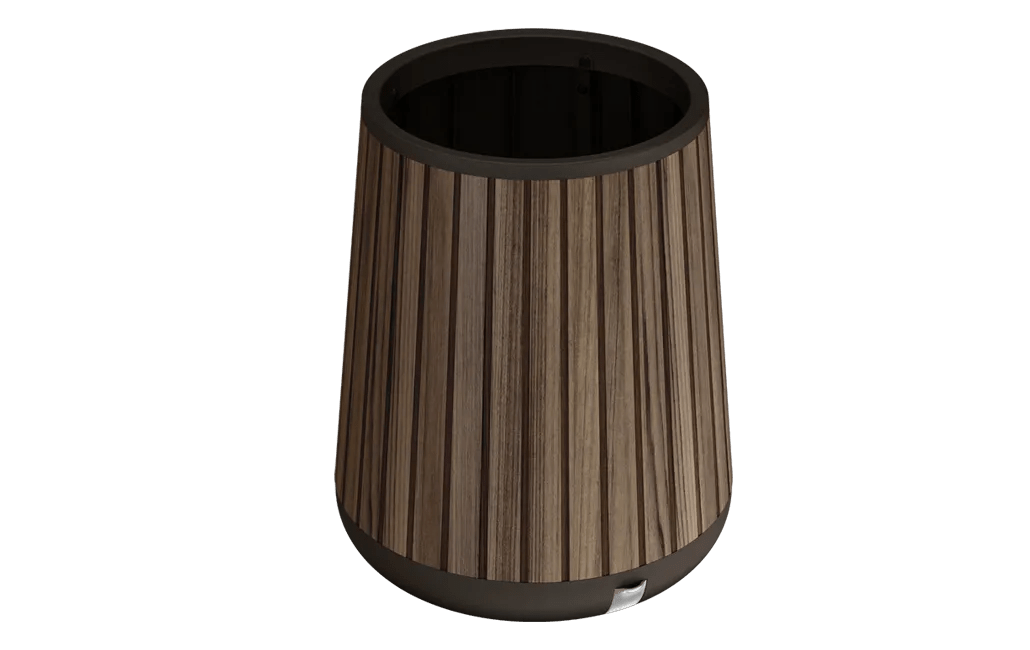 Signature Conical Planter - Rosewood Brown