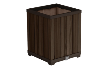 Signature Vertical Storage Shed - Walnut Brown