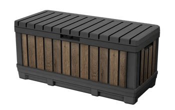 Signature Vertical Storage Shed - Walnut Brown