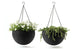 Hanging Planter Set of 2 - Graphite