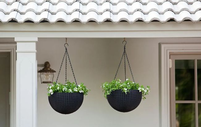 Hanging Planter Set of 2 - Graphite