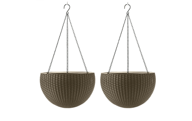 Hanging Planter Set of 2 - Brown