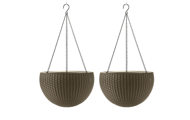 Hanging Planter Set of 2 - Brown