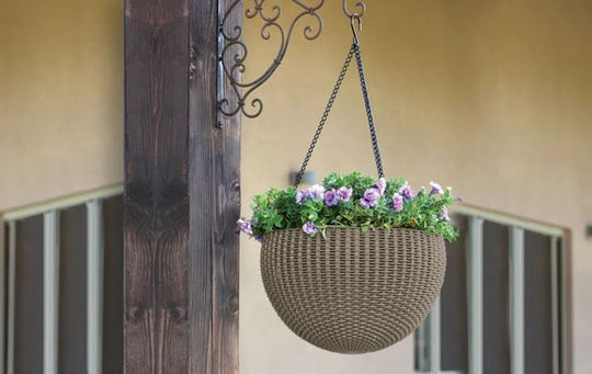 Hanging Planter Set of 2 - Brown