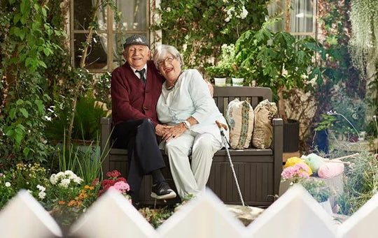 Patio 60 Gallon Outdoor Storage Bench - Brown