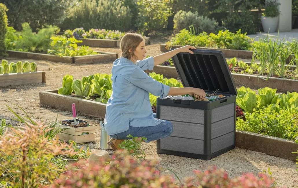 Cortina 30 Gallon Deck Box - Graphite
