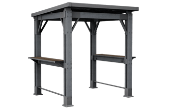 Signature Vertical Storage Shed - Walnut Brown