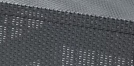 Corfu 4-Piece Patio Seating Set - Graphite