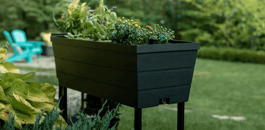 Urban Bloomer 12.7 Gallon Elevated Garden Bed - Graphite