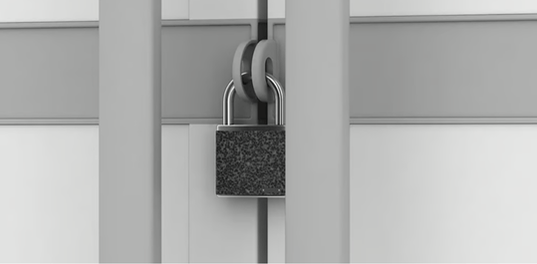 Utility Garage Storage Cabinet - Smoky White