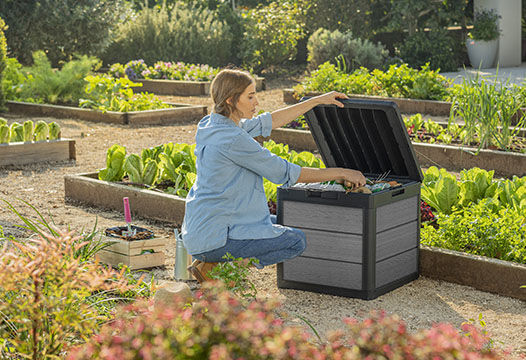 Cortina 30 Gallon Deck Box - Graphite