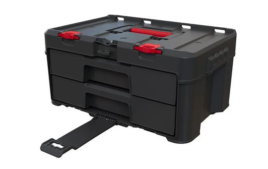 Stack & Roll 2 Drawer Tool Box - Black