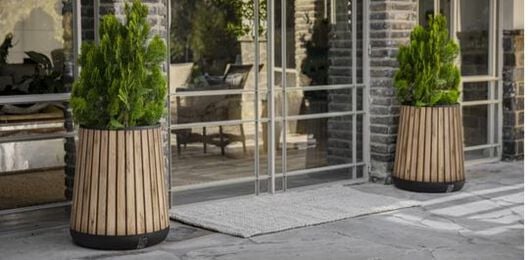 Signature Conical Planter - Pine Brown