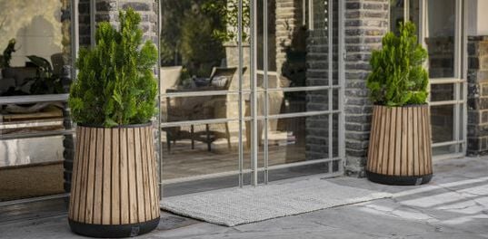 Signature Conical Planter - Pine Brown