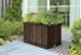 Signature Rectangular Tall Planter - Rosewood Brown