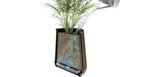 Signature Conical Planter - Rosewood Brown