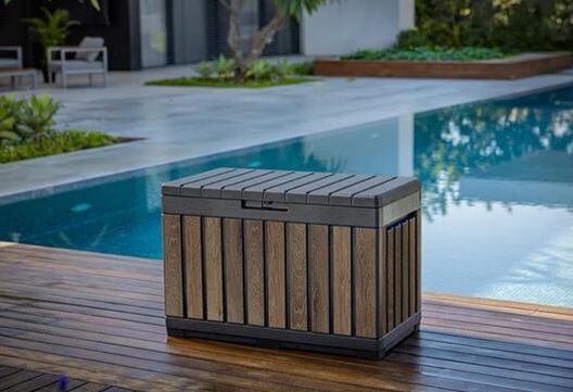 Signature 50 Gallon Deck Box - Walnut Brown