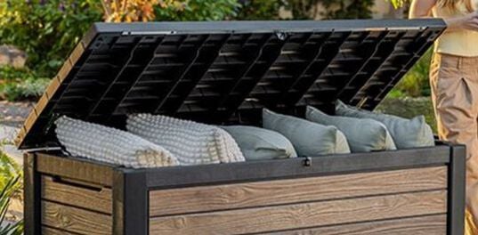 Signature 165 Gallon Deck Box - Walnut Brown