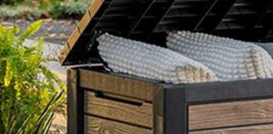 Signature 165 Gallon Deck Box - Walnut Brown