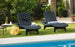 Pacific Chaise Sun Lounger Set of 2 - Graphite