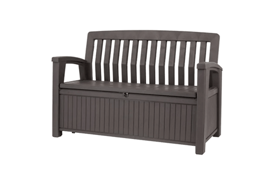 Patio 60 Gallon Outdoor Storage Bench - Brown