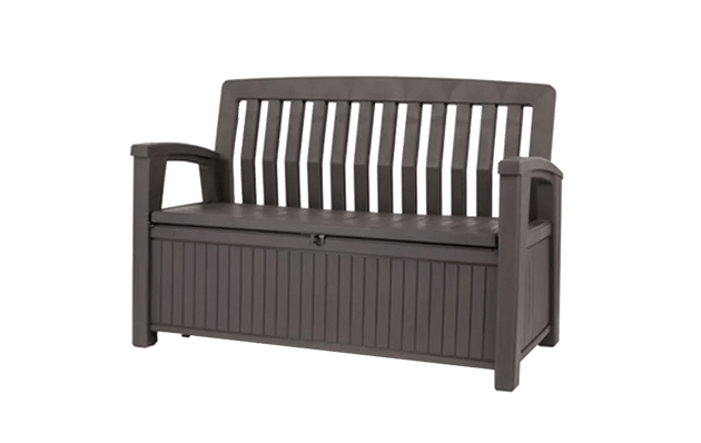 Patio 60 Gallon Outdoor Storage Bench - Brown