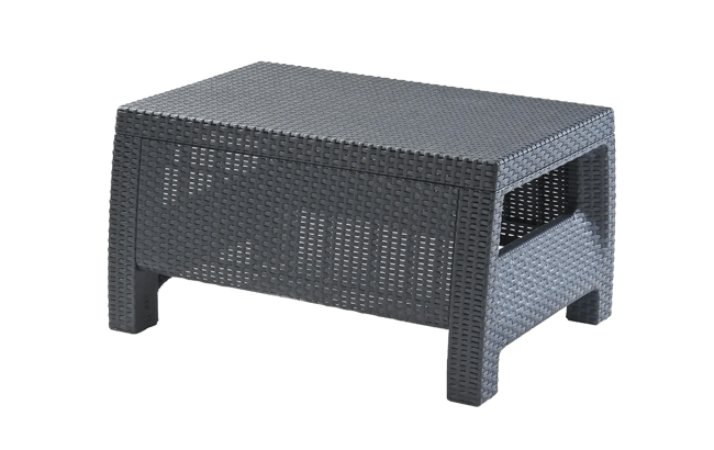 Corfu 4-Piece Patio Seating Set - Graphite