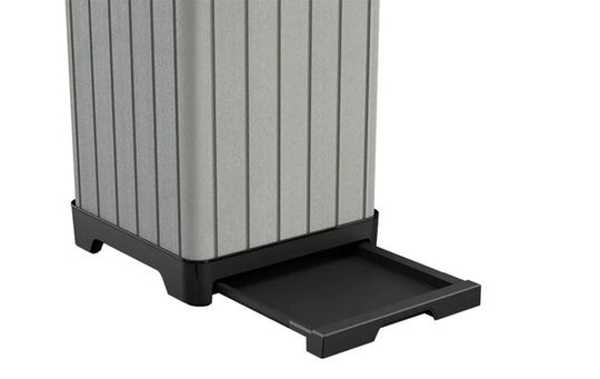 Rockford Outdoor Trash Can - Grey