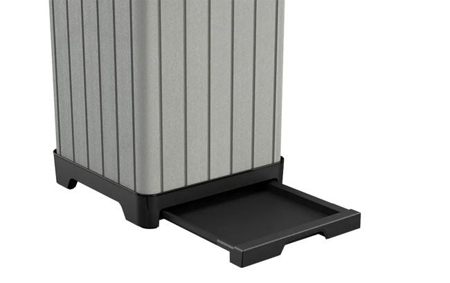 Rockford Outdoor Trash Can - Grey