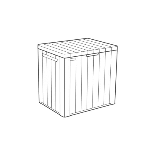 Signature 30 Gallon Deck Box - Walnut Brown