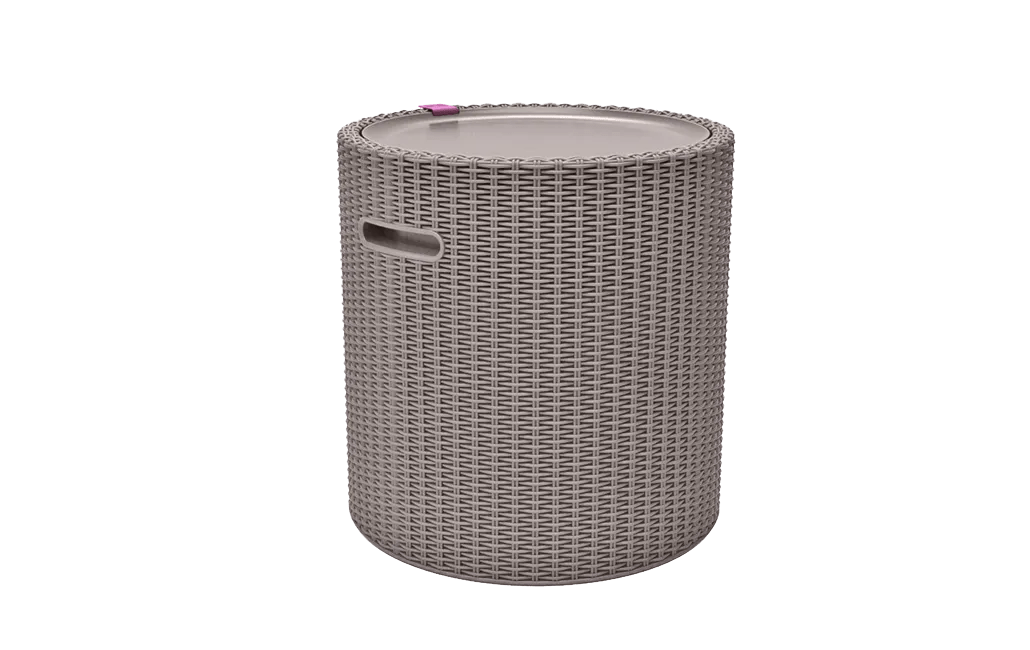 Cooler Side Table - Cappuccino