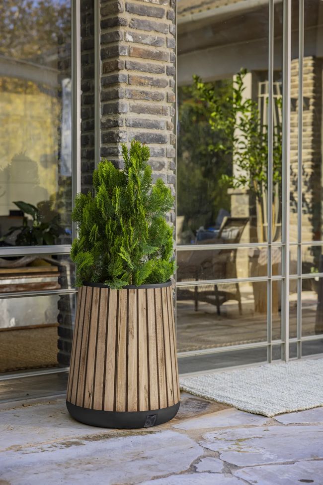 Signature Conical Planter - Pine Brown