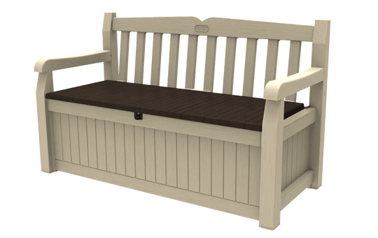 Solana 70 Gallon Outdoor Storage Bench - Brown