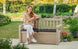 Solana 70 Gallon Outdoor Storage Bench - Brown