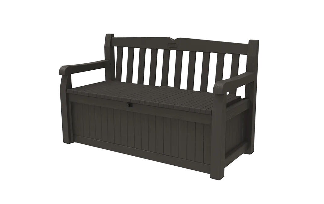 Solana 70 Gallon Outdoor Storage Bench - Brown