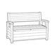 Signature 60 Gallon Outdoor Storage Bench - Walnut Brown
