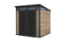Signature Vertical Storage Shed - Walnut Brown
