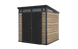 Signature Vertical Storage Shed - Walnut Brown