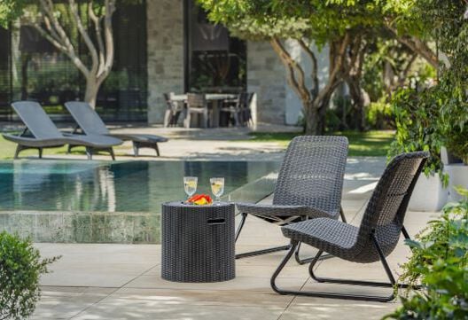 Cooler Side Table - Graphite