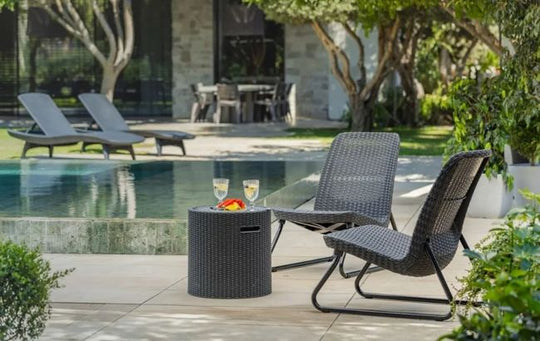 Cooler Side Table - Graphite