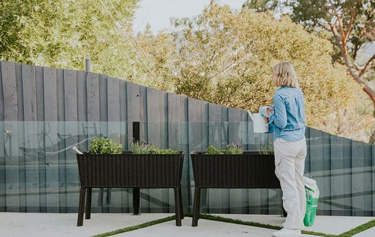 Splendor 31.7 Gallon Elevated Garden Bed - Brown