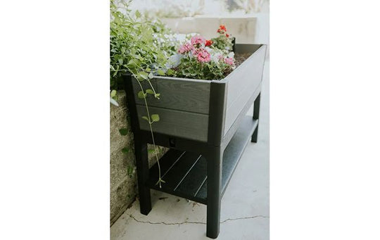 Darwin 29 Gallon Elevated Garden Bed - Graphite