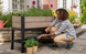 Signature 29 Gallon Elevated Garden Bed - Ashwood Brown