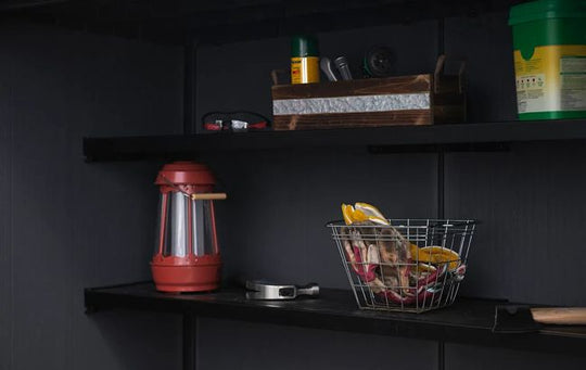 Signature Vertical Storage Shed - Walnut Brown