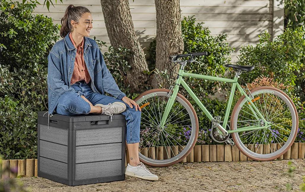 Cortina 30 Gallon Deck Box - Graphite