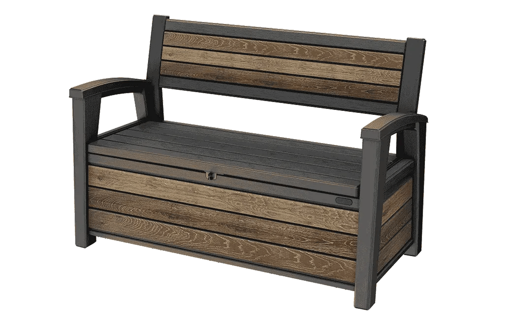 Signature 60 Gallon Outdoor Storage Bench - Walnut Brown