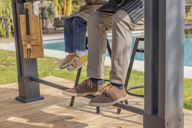 Signature 8x6.5 Grill Gazebo - Rosewood Brown